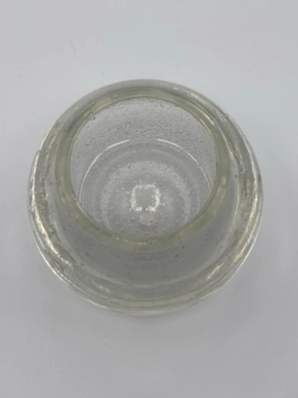 Hand blown Crystal Oil Lamp Bubble Sphere Kosta Boda by Goran Warff